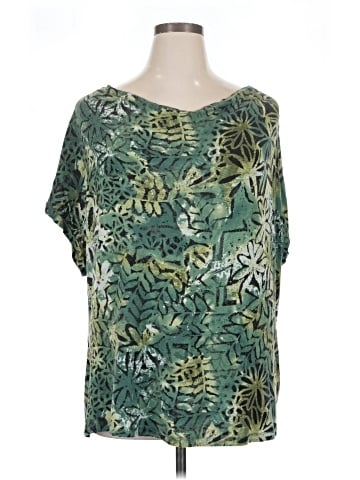 Cable & Gauge Short Sleeve Blouse (view 1)