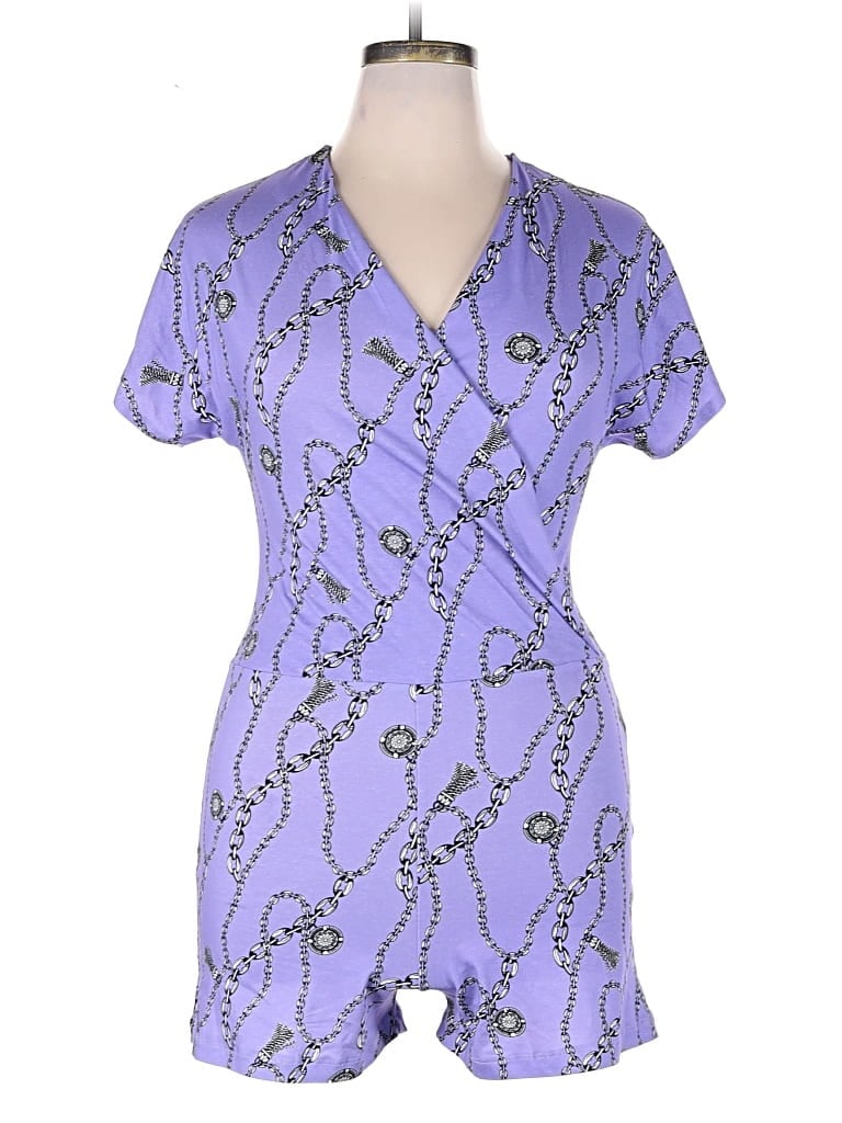 Pre-owned Assorted Brands Romper In Purple