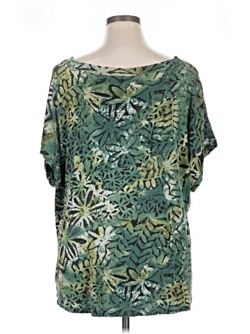 Cable & Gauge Short Sleeve Blouse (view 2)