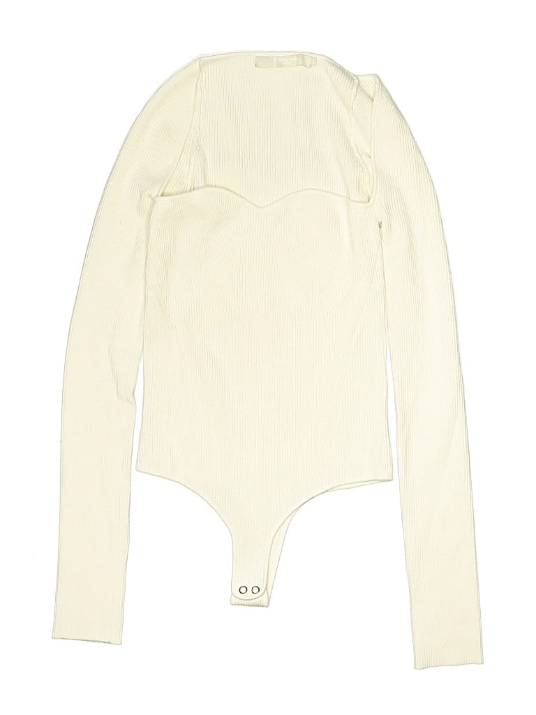 Pre-owned One Grey Day Bodysuit In Ivory