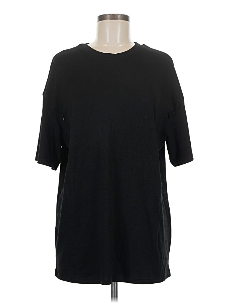 Assorted Brands 3/4 Sleeve T-shirt In Black