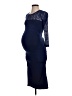 Isabella Oliver Blue Cocktail Dress Size 4 Maternity (1) - photo 1