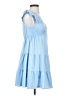 Unbranded 100% Polyester Blue Casual Dress Size XS - photo 4