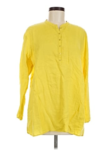 Eileen Fisher 3/4 Sleeve Button-Down Shirt (view 1)