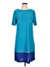 Avon Color Block Teal Casual Dress Size L - photo 1