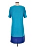 Avon Color Block Teal Casual Dress Size L - photo 2