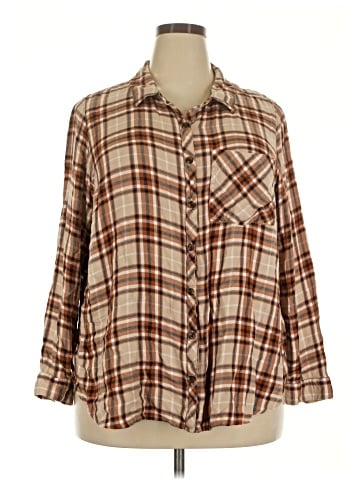 Terra & Sky Long Sleeve Button-Down Shirt (view 1)