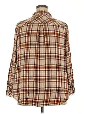 Terra & Sky Long Sleeve Button-Down Shirt (view 2)