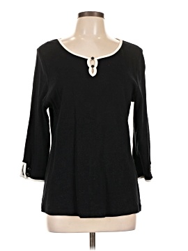 Karen Scott 3/4 Sleeve Top (view 1)
