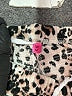 Bisou Bisou Animal Print Black Casual Pants Size M - photo 7