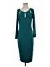 Venus Solid Teal Cocktail Dress Size 2 - photo 1