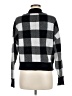 Zesica Checkered-gingham Black Turtleneck Sweater Size M - photo 2