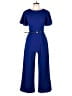 Calvin Klein Solid Blue Jumpsuit Size 8 - photo 1