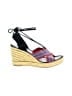 Marc Jacobs Stripes Blue Wedges Size EU 37 1/2 - photo 1