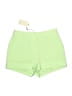 Cinq à Sept Solid Green Shorts Size 4 - photo 1