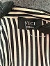 VICI 100% Polyester Stripes Gray Casual Dress Size M - photo 7