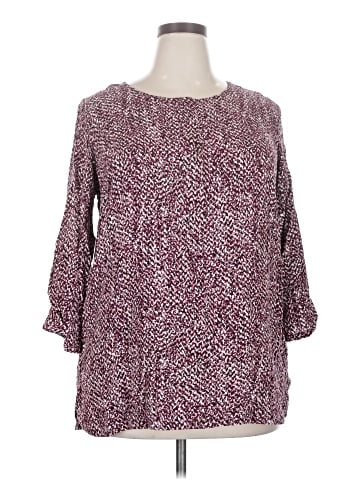 Liz Claiborne 3/4 Sleeve Blouse (view 1)