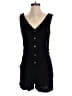 Unbranded Solid Black Romper Size S - photo 1