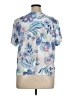 Alfred Dunner Floral Blue Short Sleeve T-Shirt Size XL (petite) - photo 2