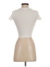 TNA Ivory Short Sleeve Turtleneck Size XS - photo 2