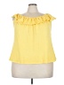 Cato Yellow Sleeveless Blouse Size 26/28W - photo 1