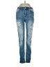 Vigoss Hearts Blue Jeans Size 25 waist - photo 1