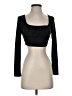 Shein Black Long Sleeve Top Size XS - photo 1