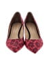 Talbots 100% Leather Animal Print Red Heels Size 11 - photo 2