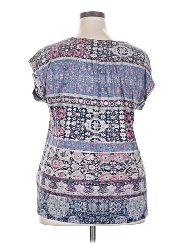 Lucky Brand Short Sleeve Blouse (view 2)
