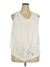 AB Studio Ivory Sleeveless Blouse Size XL - photo 1