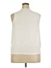 AB Studio Ivory Sleeveless Blouse Size XL - photo 2
