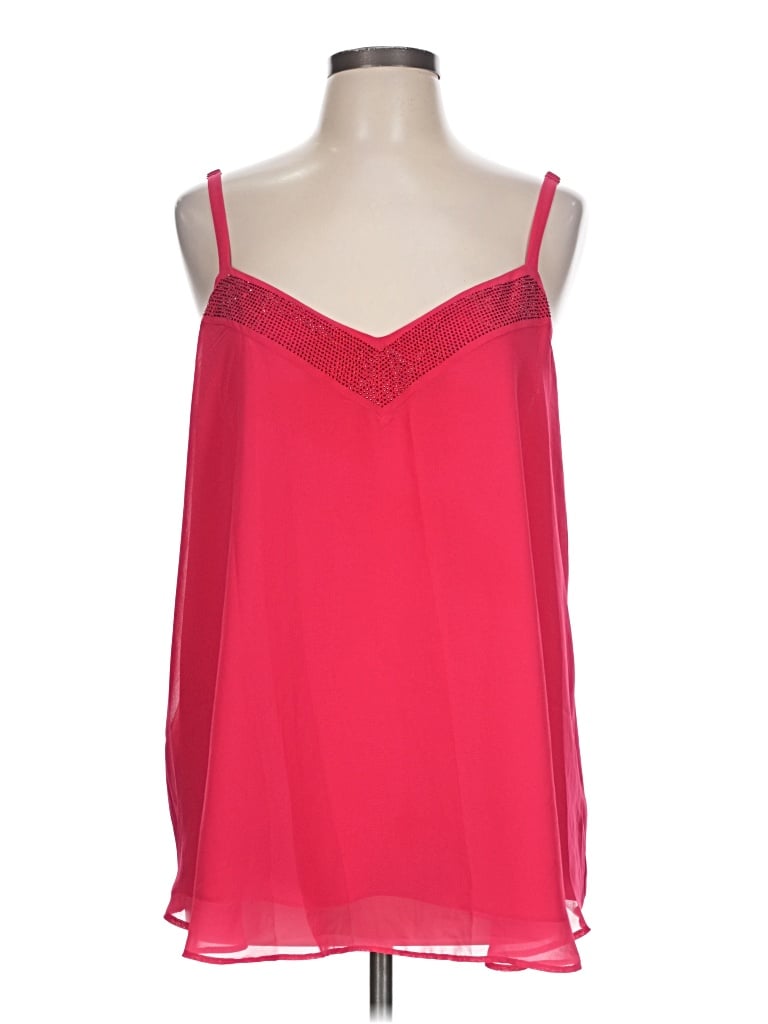 Pre-owned Torrid Sleeveless Blouse In Red