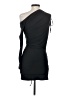 BCBGMAXAZRIA Solid Black Cocktail Dress Size S - photo 2
