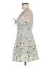 Speechless 100% Polyester Floral Gray Cocktail Dress Size M - photo 5