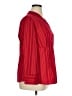 Croft & Barrow Red Long Sleeve Blouse Size 1X - photo 4