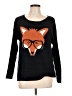 Assorted Brands 100% Acrylic Graphic Black Pullover Sweater Size L (estimated) - photo 1