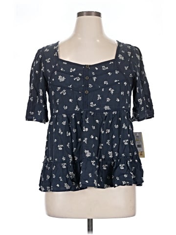 Rewind Short Sleeve Blouse (view 1)