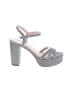 Stuart Weitzman Silver Sandals Size 9 - photo 1