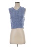 Shein 100% Acrylic Blue Sweater Vest Size S - photo 1