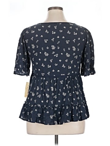 Rewind Short Sleeve Blouse (view 2)