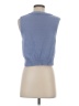 Shein 100% Acrylic Blue Sweater Vest Size S - photo 2