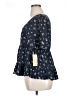 Rewind 100% Rayon Blue Short Sleeve Blouse Size XL - photo 5
