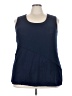 Nina Leonard 100% Polyester Blue Sweater Vest Size 3X - photo 1