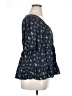 Rewind 100% Rayon Blue Short Sleeve Blouse Size XL - photo 4