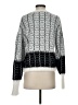 Karl Lagerfeld Paris Houndstooth Silver Pullover Sweater Size S - photo 2