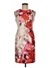 Eliza J Print Red Cocktail Dress Size 6 (petite) - photo 1