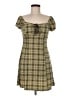 The Workshop Plaid Green Casual Dress Size M - photo 1