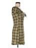 The Workshop Plaid Green Casual Dress Size M - photo 4