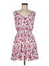 Francesca's 100% Polyester Floral Pink Casual Dress Size M - photo 1