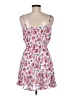 Francesca's 100% Polyester Floral Pink Casual Dress Size M - photo 2